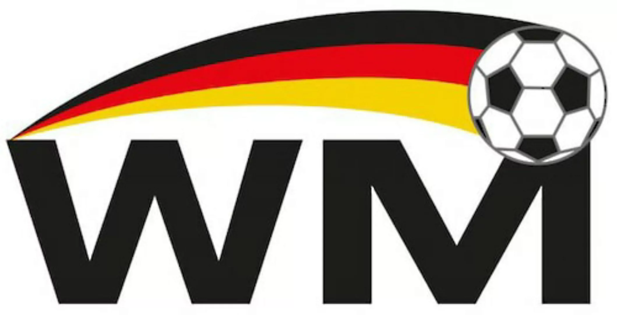 Wall-Art Wandtattoo »Wandaufkleber WM Fußball«, (1 St.), selbstklebend, ent günstig online kaufen