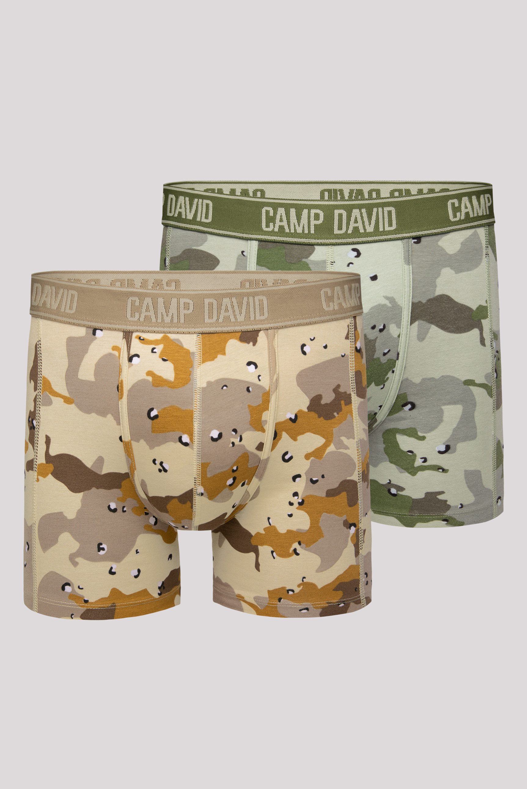 CAMP DAVID Boxershorts "Set:", (2 St.), mit All Over Print günstig online kaufen