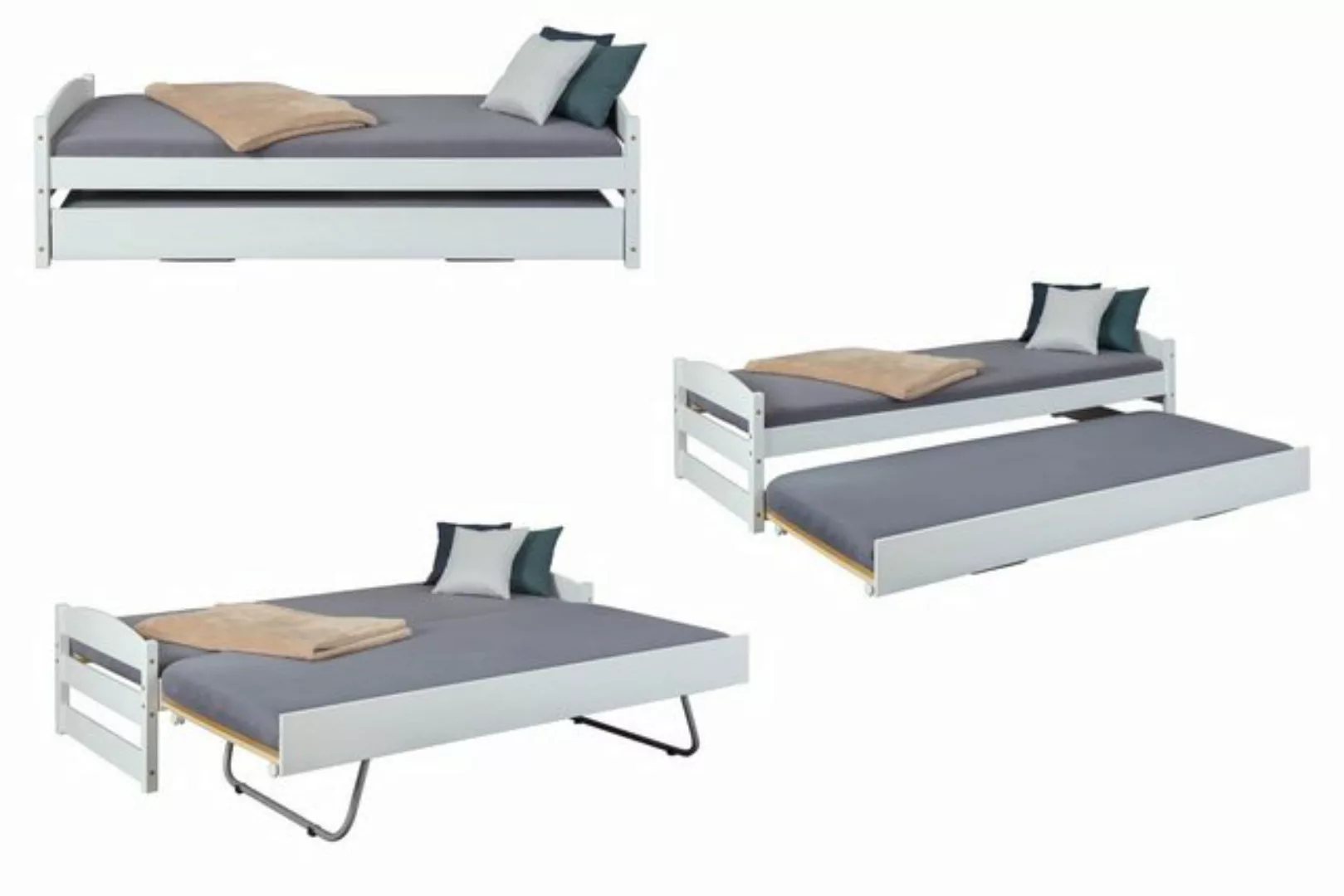 freiraum Funktionsbett Vindas (BxHxT: 209x62x97 cm), aus Massivholz/MDF in günstig online kaufen