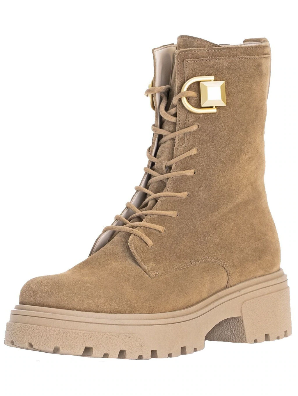 Gabor Schnürstiefelette "Gabor Stiefelette Veloursleder" günstig online kaufen