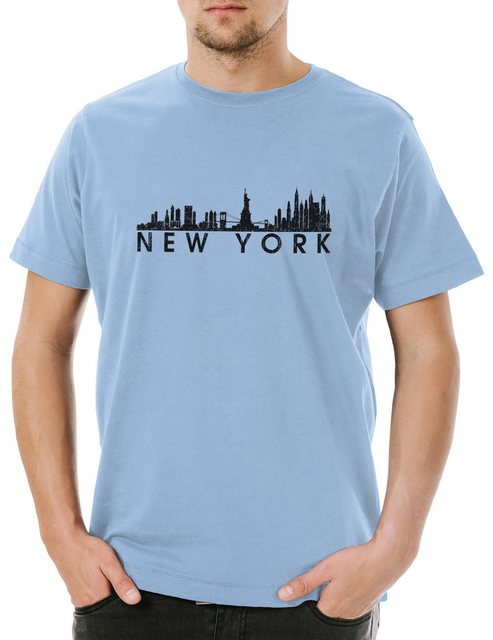 Urban Backwoods Print-Shirt Skyline New York Herren T-Shirt Stadt City Fun günstig online kaufen