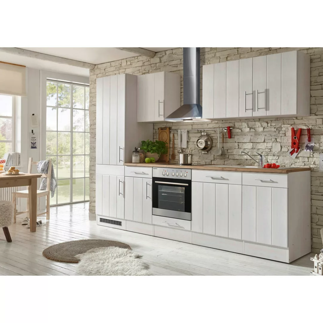 Respekta Küchenblock Premium weiß matt B/H/T: ca. 280x211x60 cm günstig online kaufen