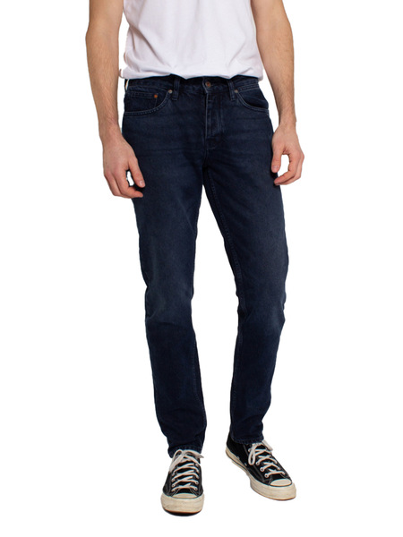 Kuyichi Herren Jeans Jim Tapered Blue Black Rec. Baumwolle günstig online kaufen