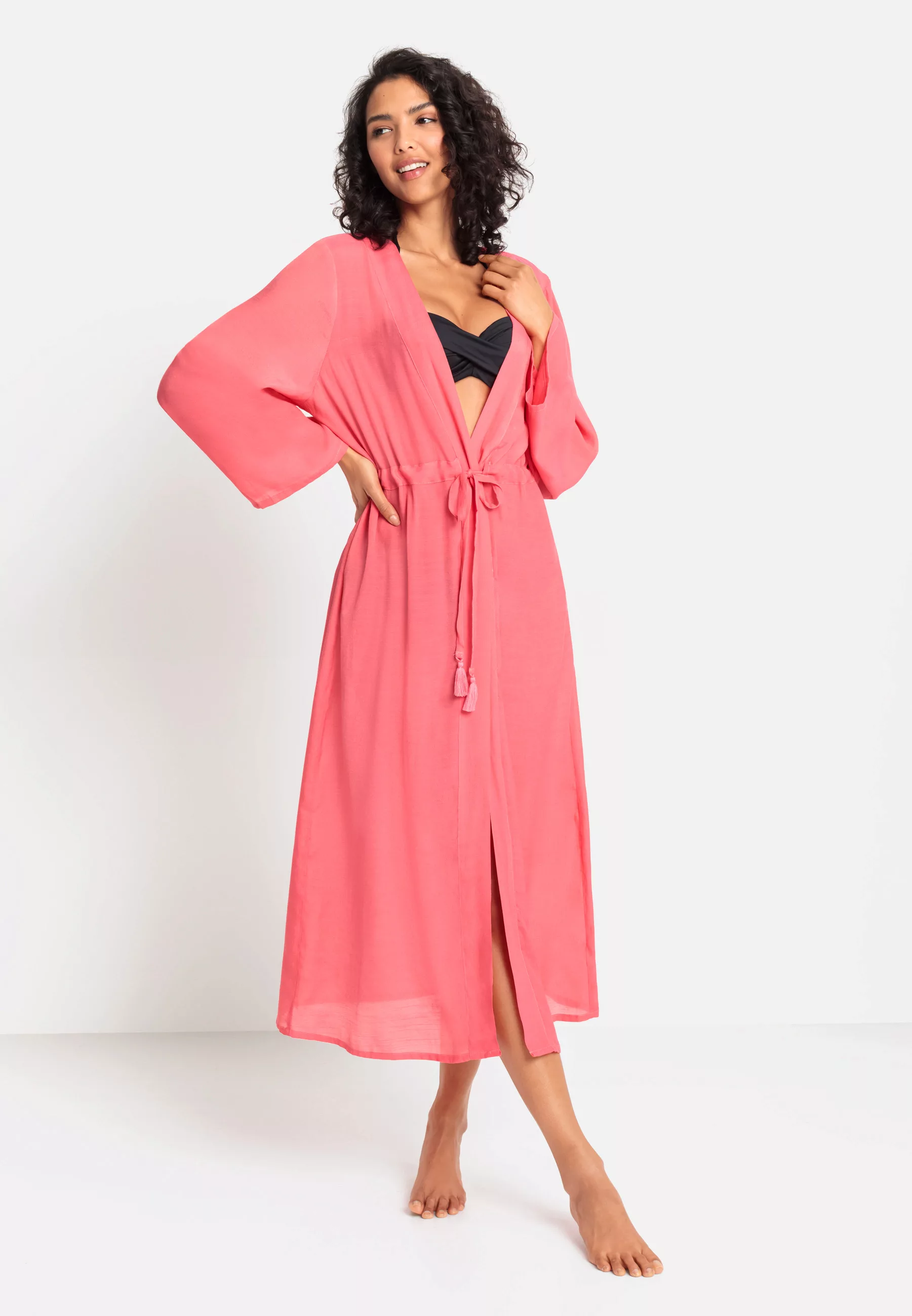 LASCANA Strandkleid, im Kimono-Style günstig online kaufen