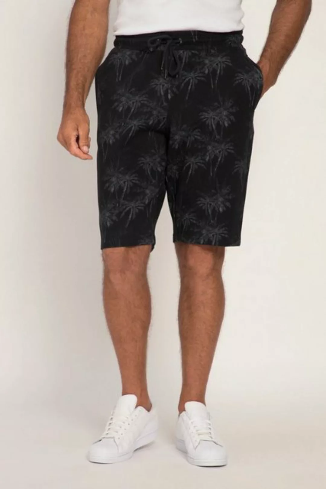 JP1880 Bermudas Sweatbermuda Palmen Print Elastikbund günstig online kaufen