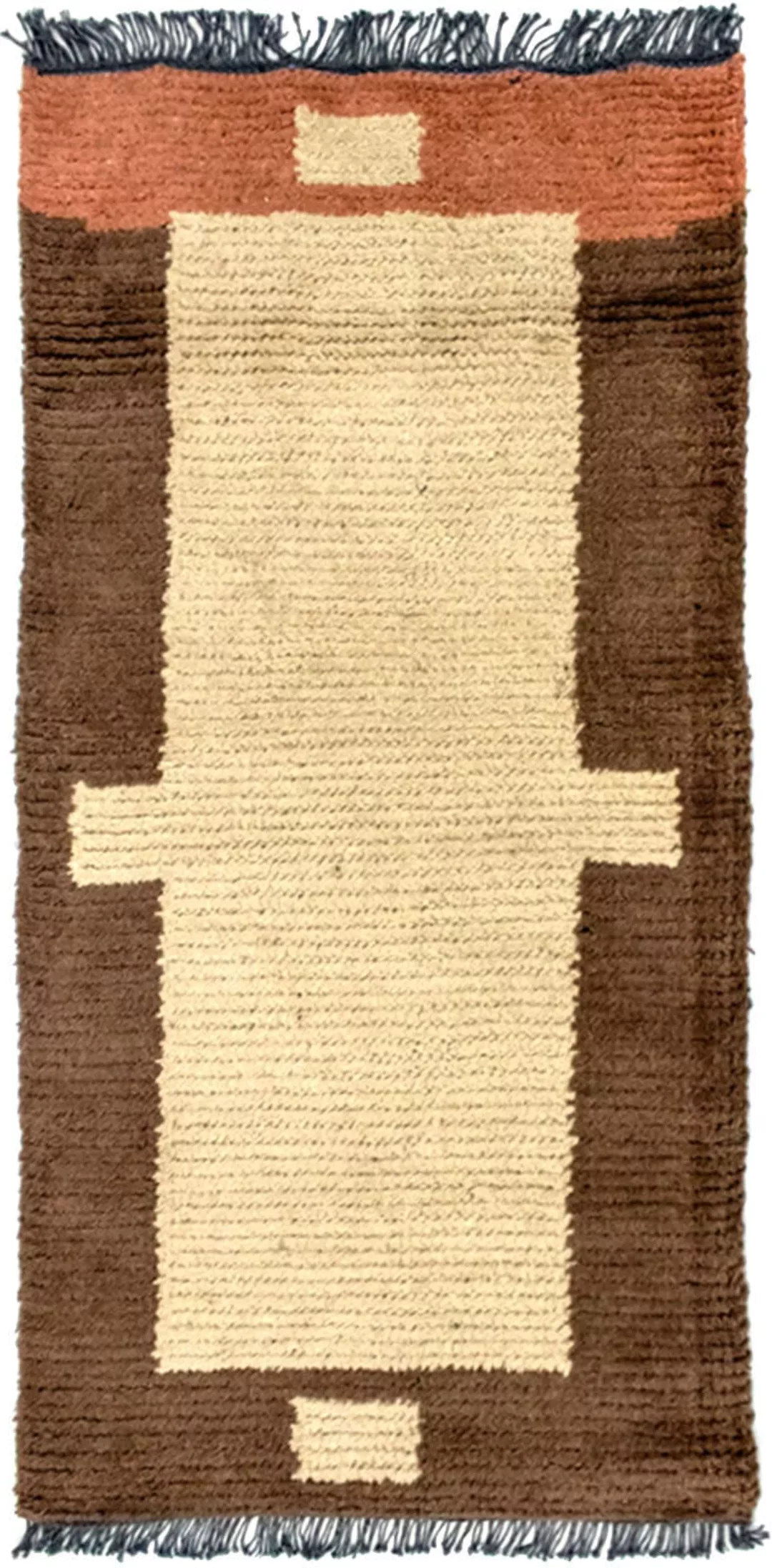 morgenland Wollteppich »Nepal Teppich handgeknüpft beige«, rechteckig, hand günstig online kaufen