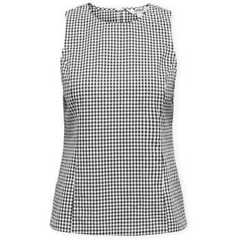 Only  Tank Top Top Maye Check - Black/White günstig online kaufen