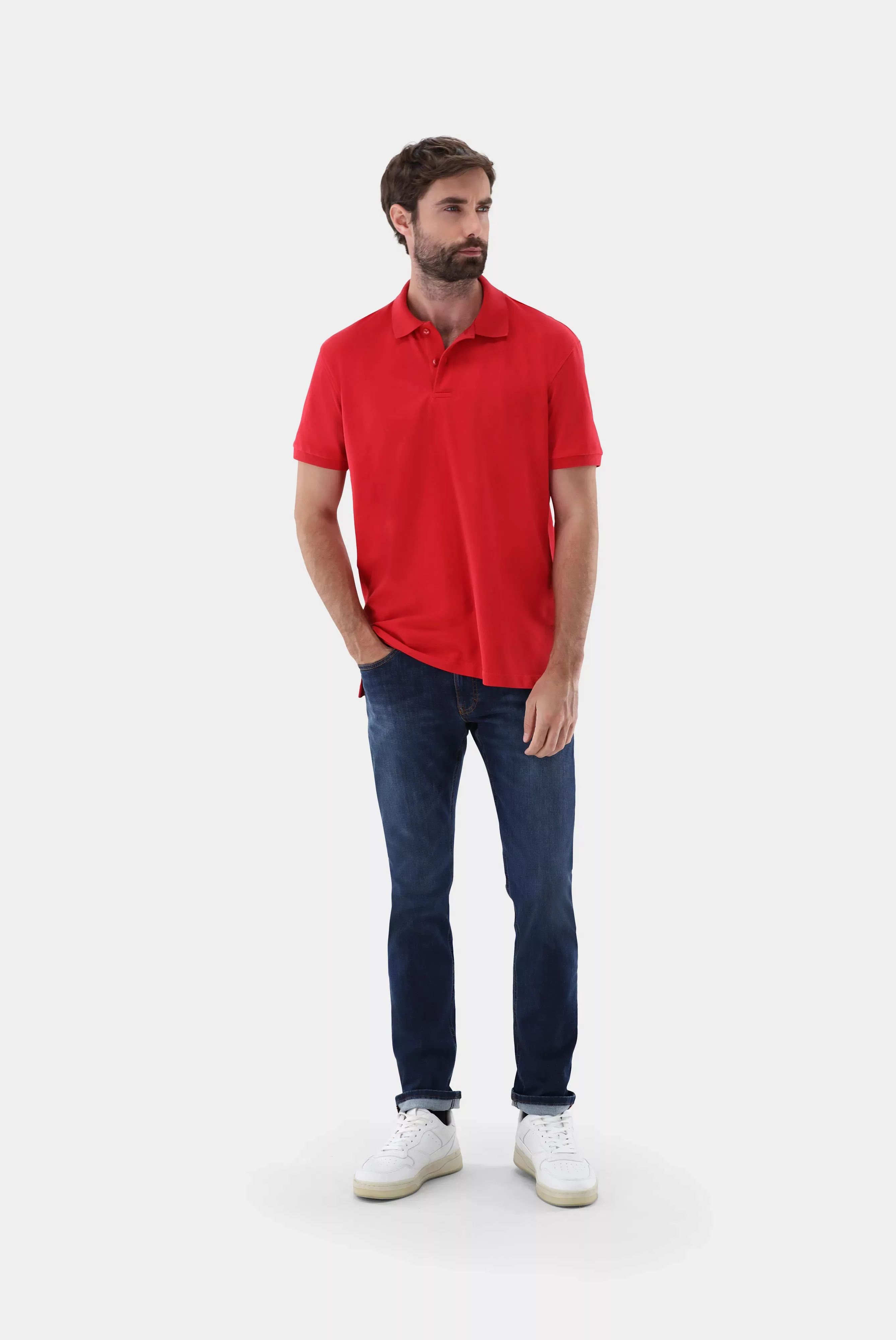 Basic Piqué Poloshirt günstig online kaufen