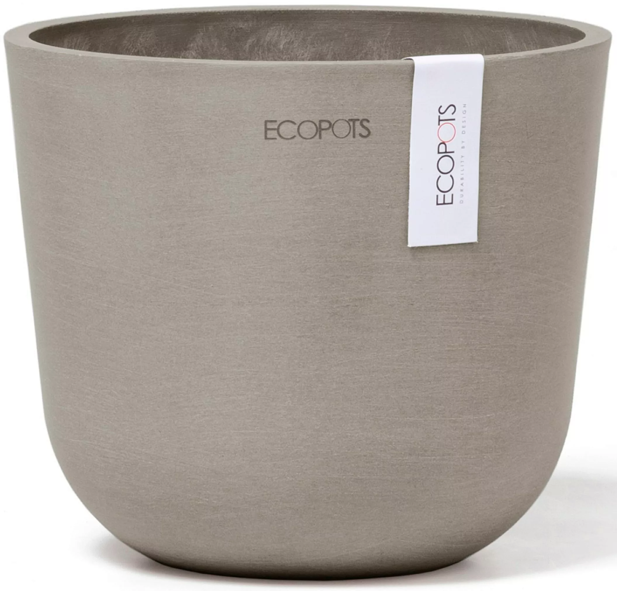 ECOPOTS Blumentopf "Oslo Mini 16 Taupe", für den Innenbereich günstig online kaufen