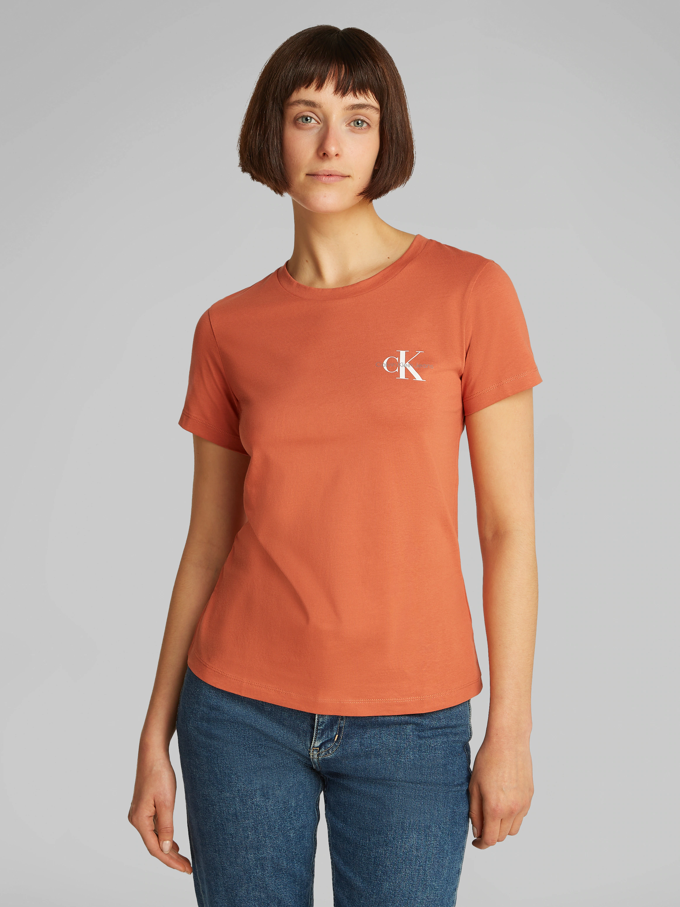 Calvin Klein Jeans Rundhalsshirt "2-PACK MONOLOGO SLIM TEE", mit Calvin Kle günstig online kaufen