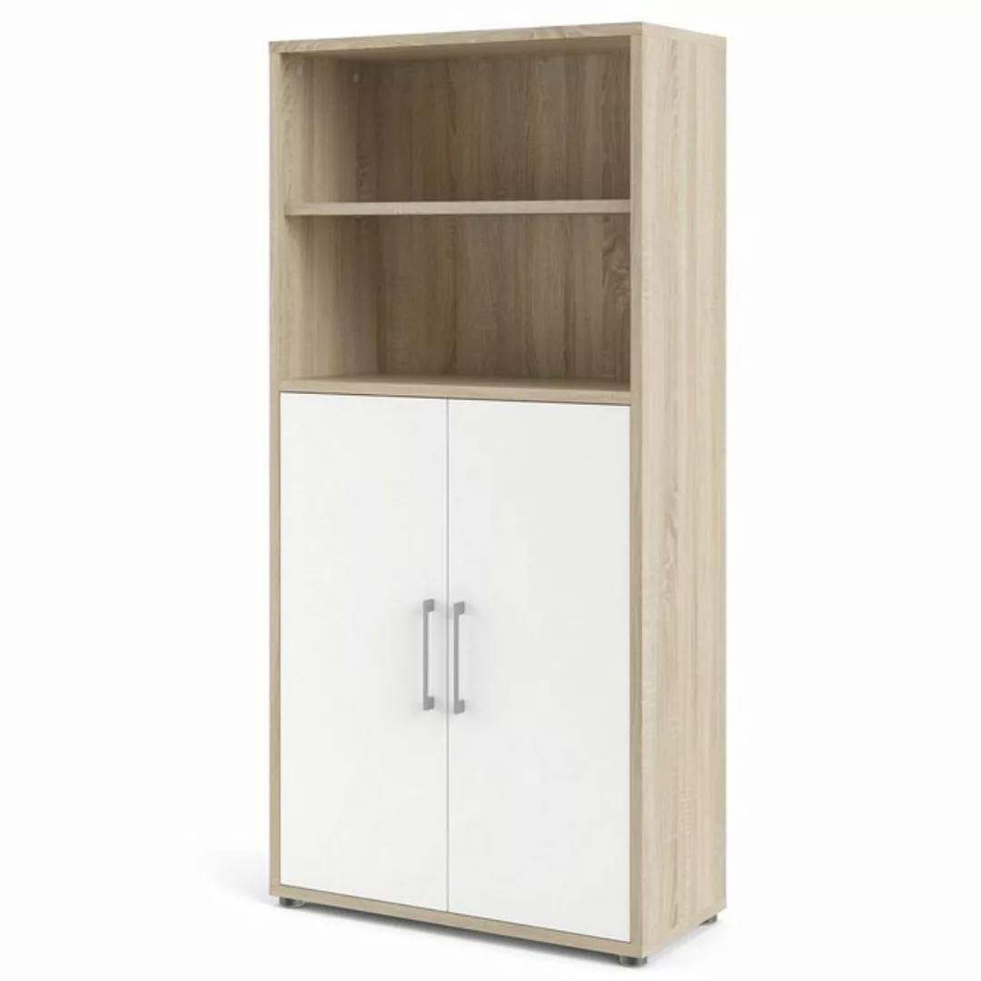 ebuy24 Aktenschrank Prisme Aktenschrank 2 Fächer und 2 Türen Eiche Dek (1-S günstig online kaufen