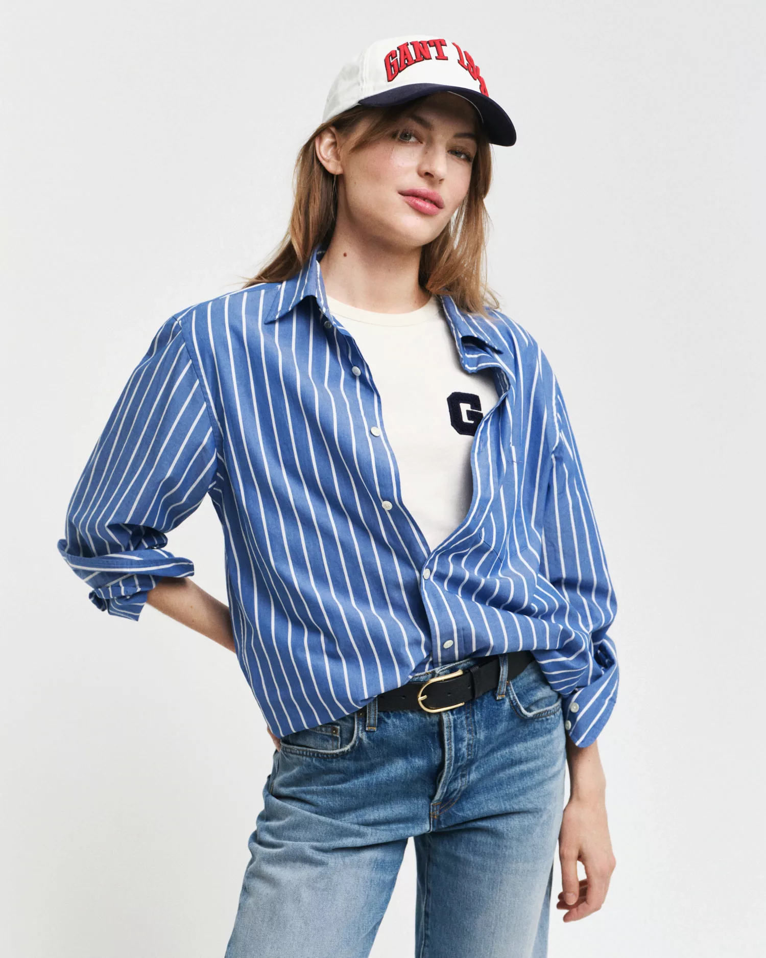 Gant Langarmhemd "REG POPLIN STRIPE" günstig online kaufen