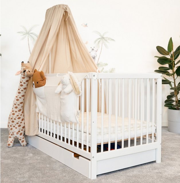 Alavya Home® Komplettbett TOBI 6-tlg.SET für Kleine Babys I 9-fach höhenver günstig online kaufen