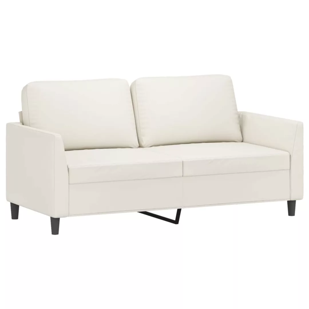 Vidaxl 2-sitzer-sofa Creme 140 Cm Kunstleder günstig online kaufen