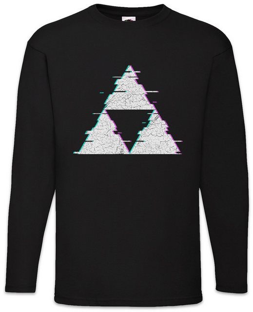 Urban Backwoods Langarmshirt Triforce Glitch Langarm T-Shirt Symbol Sign Lo günstig online kaufen