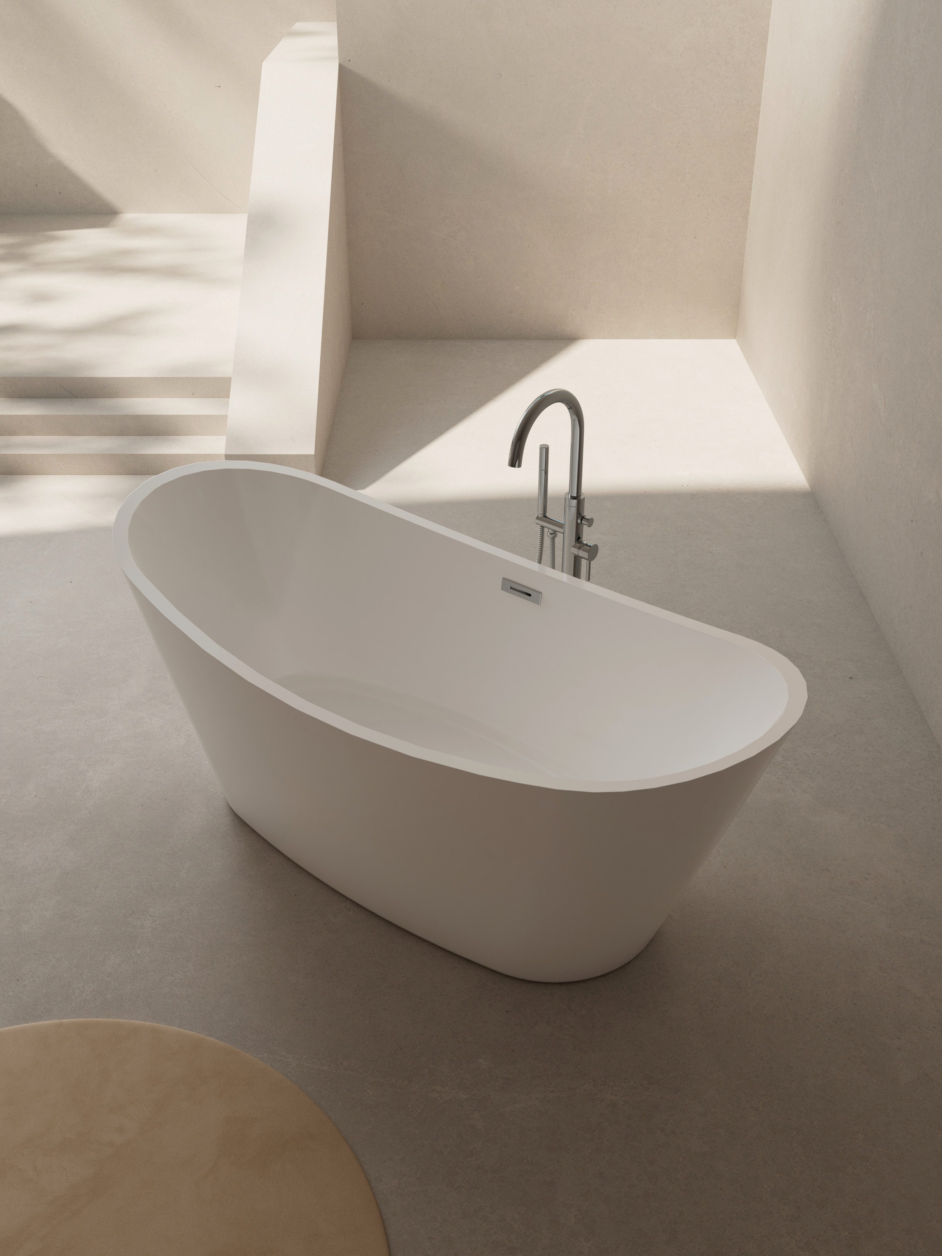 welltime Badewanne Lagos, freistehend, aus hochwertigem günstig online kaufen