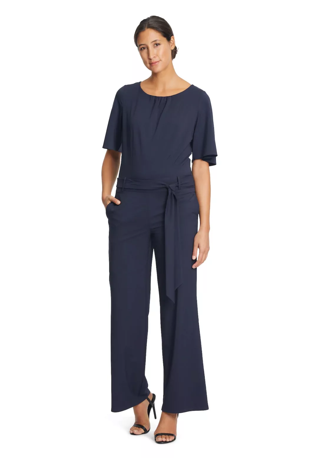 Vera Mont Overall "Vera Mont Jumpsuit mit gekräuseltem Ausschnitt", (1 tlg. günstig online kaufen