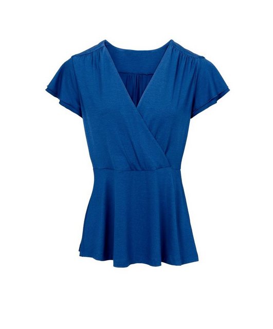 heine T-Shirt HEINE Damen Jerseyshirt, blau günstig online kaufen