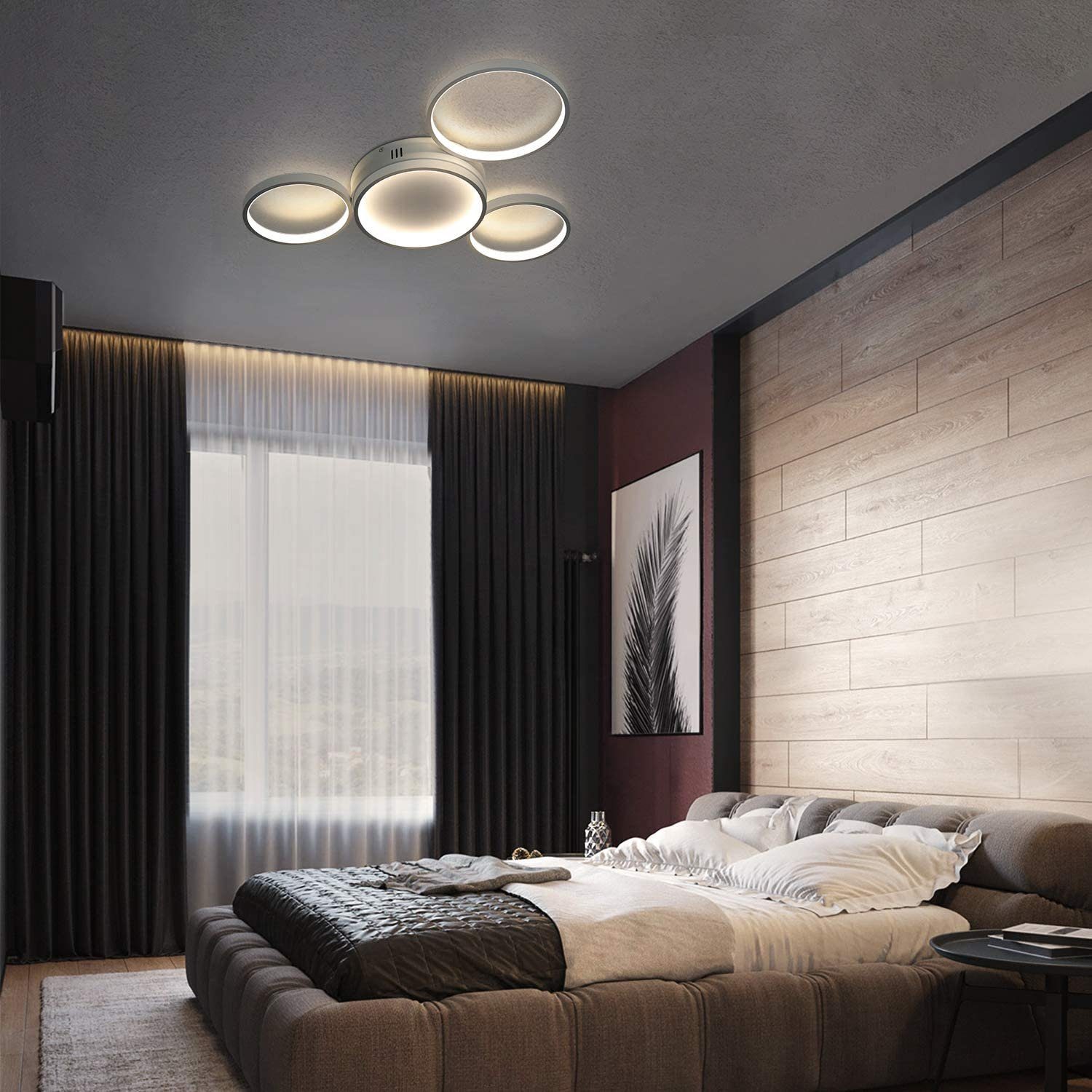 ZMH LED Deckenleuchte Modern 4 Flammig günstig online kaufen
