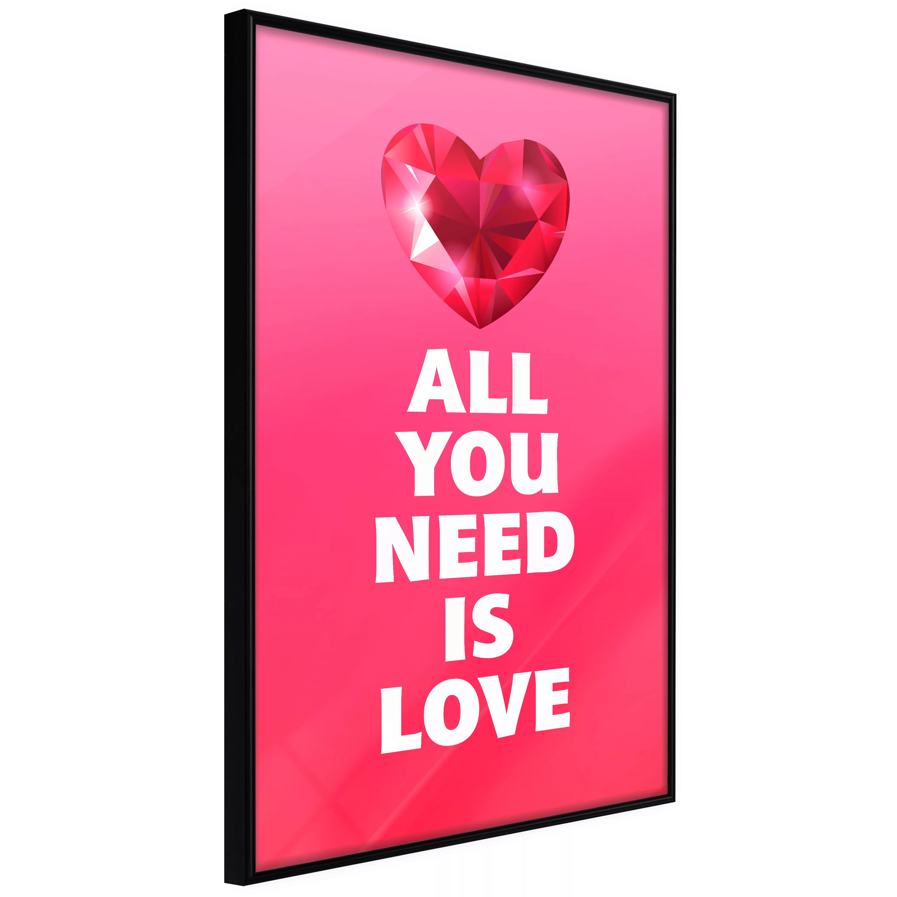 Poster - Ruby Heart günstig online kaufen