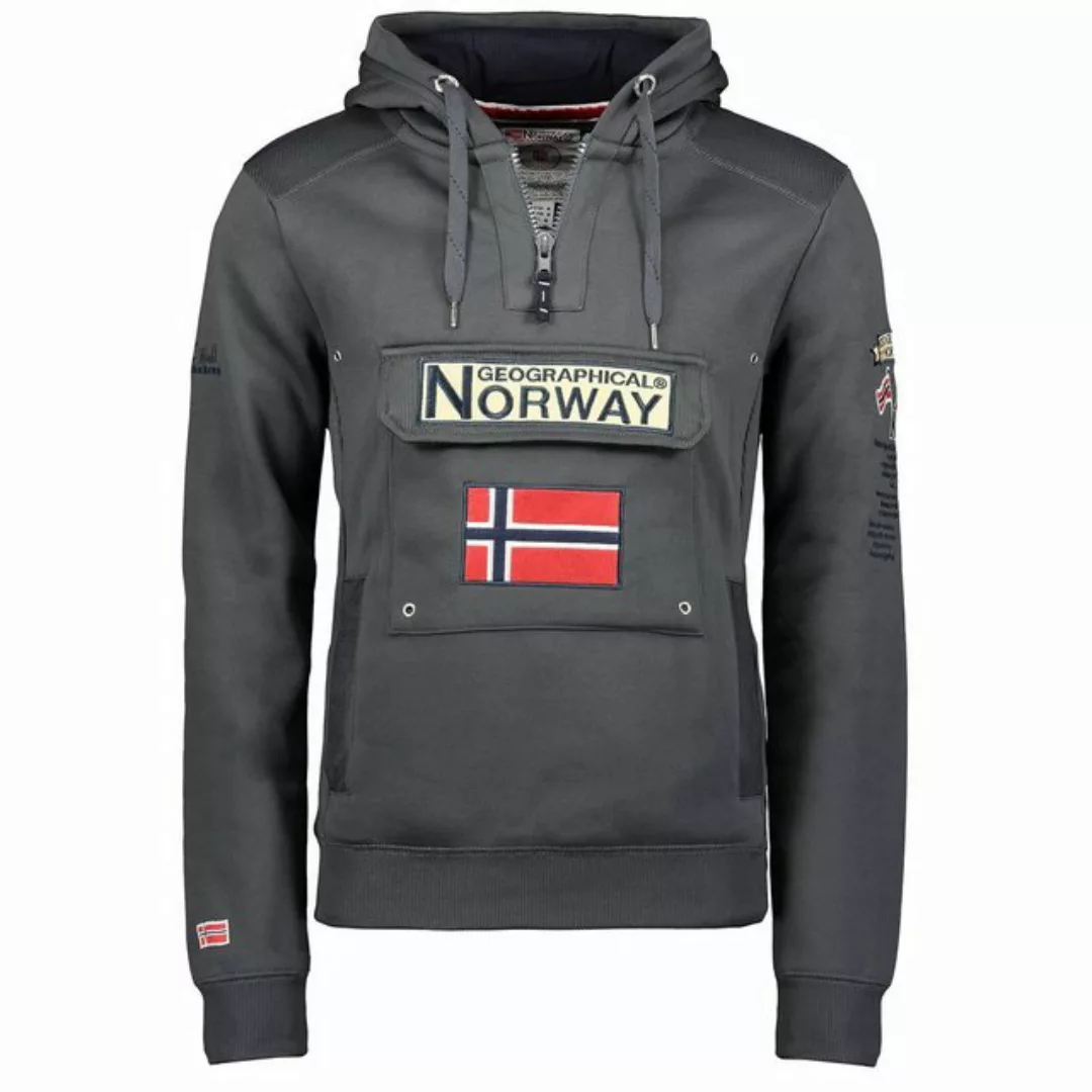 Geographical Norway Kapuzenpullover Gymclass by leyoley mit großer Bauchtas günstig online kaufen