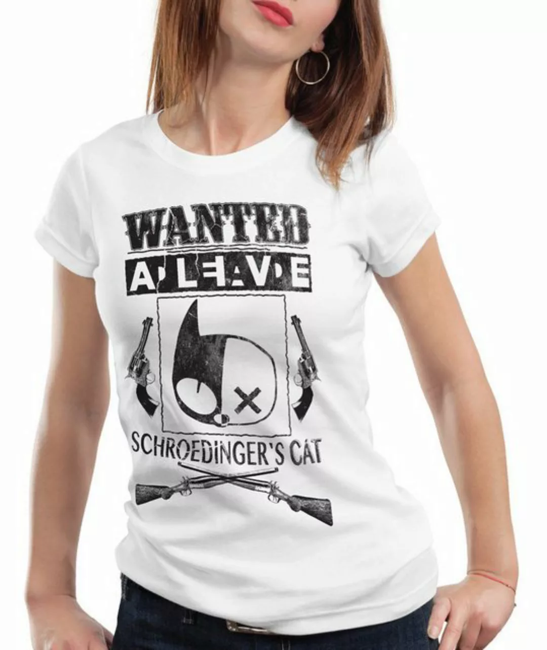 style3 T-Shirt Wanted Schroedinger's Katze big bang sheldon schrödingers th günstig online kaufen