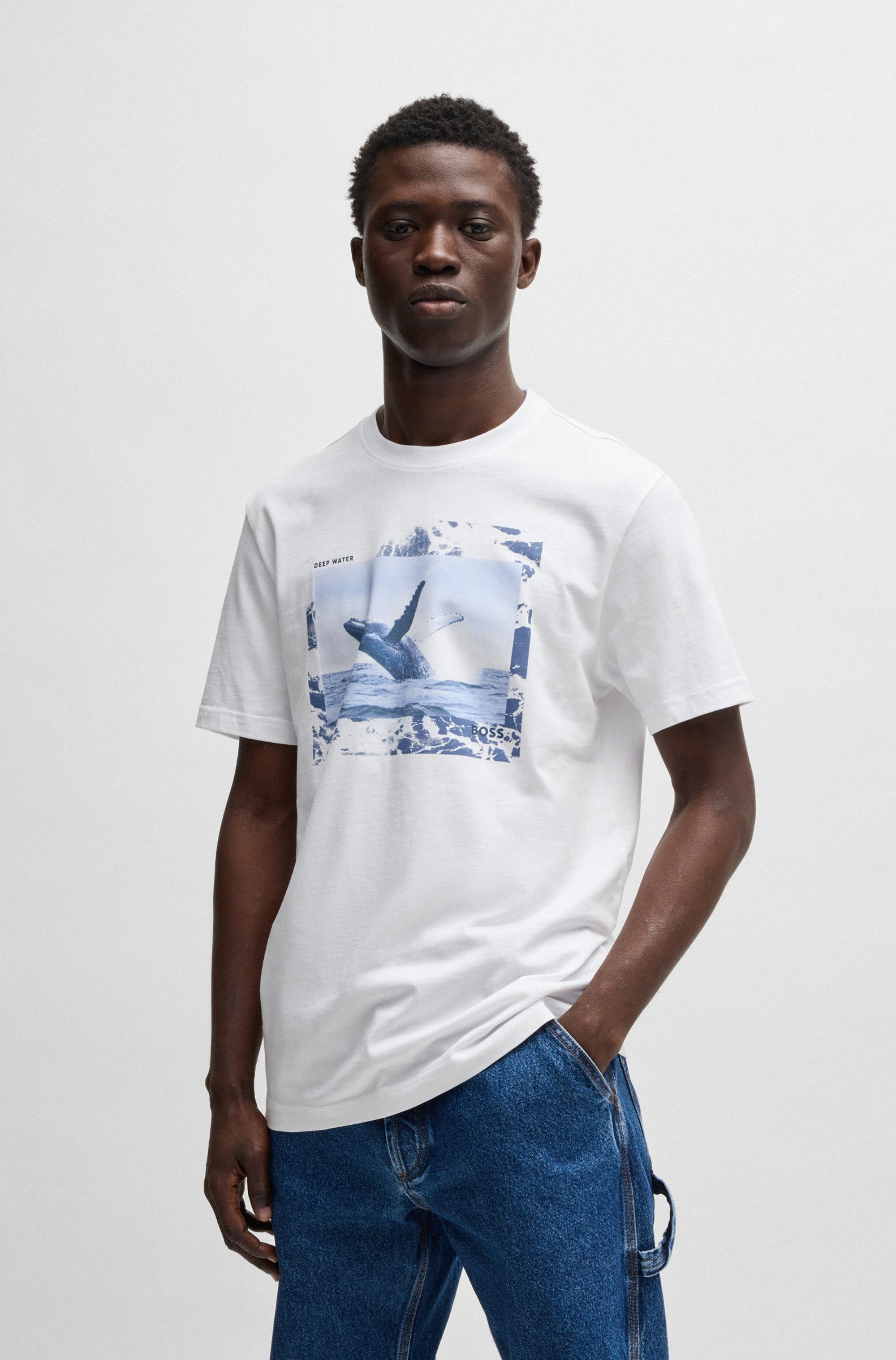BOSS ORANGE T-Shirt Te Dunetrace mit günstig online kaufen
