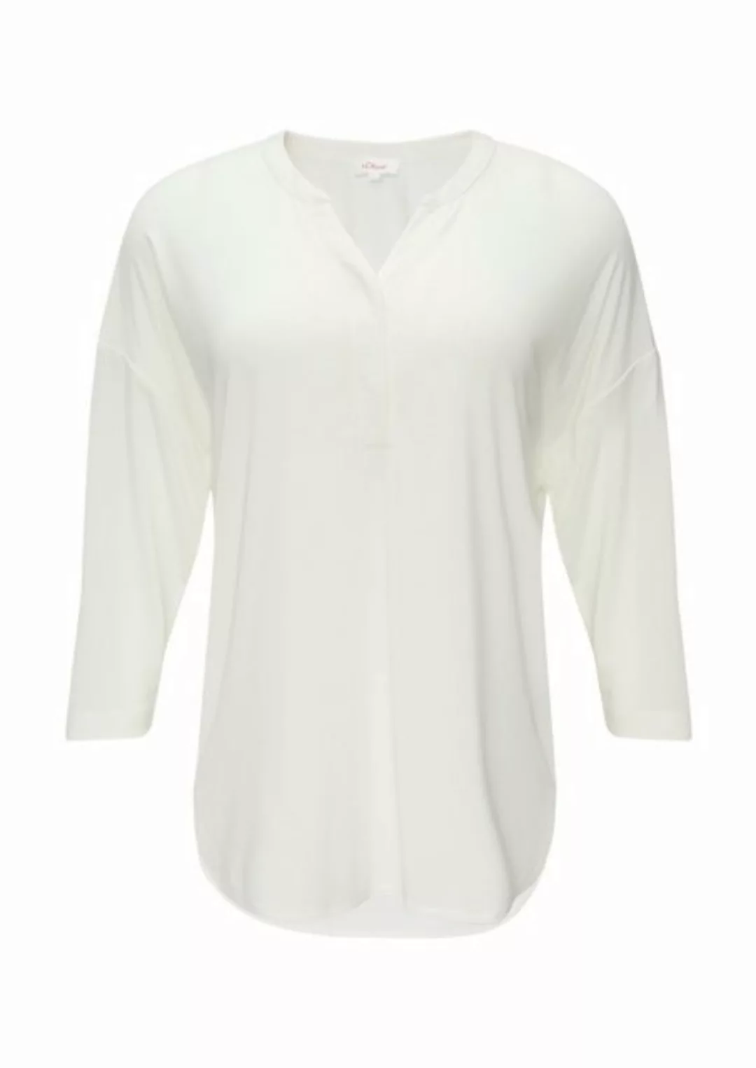 s.Oliver 3/4-Arm-Shirt Jersey-Shirt mit überschnittenen Schultern günstig online kaufen