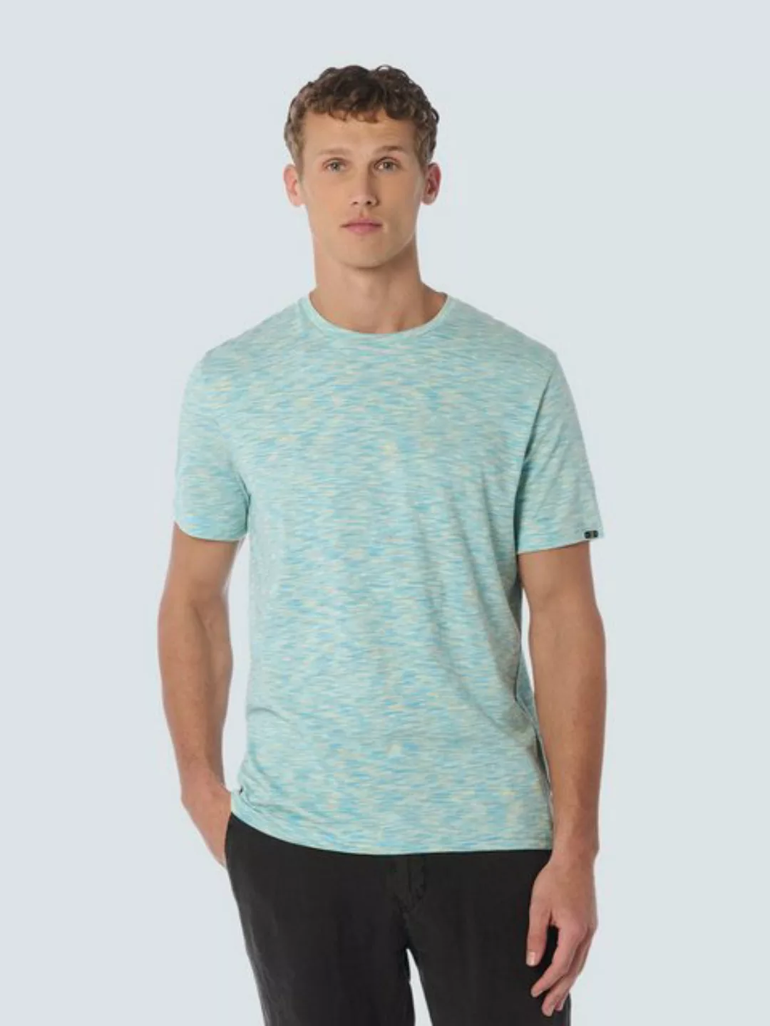 NO EXCESS T-Shirt in melierter Optik günstig online kaufen