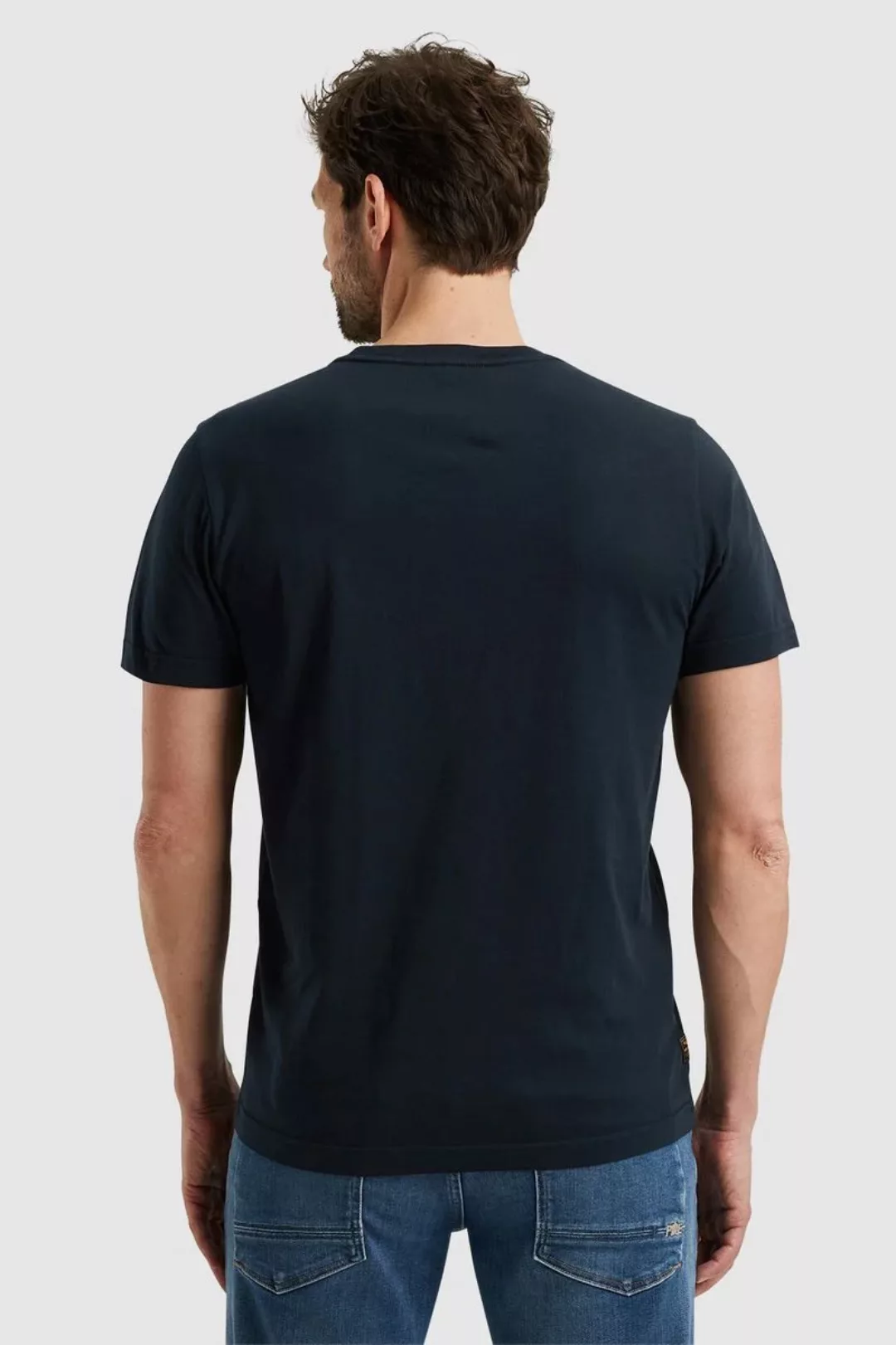 PME Legend Single Jersey T-Shirt Druck Blau - Größe 3XL günstig online kaufen