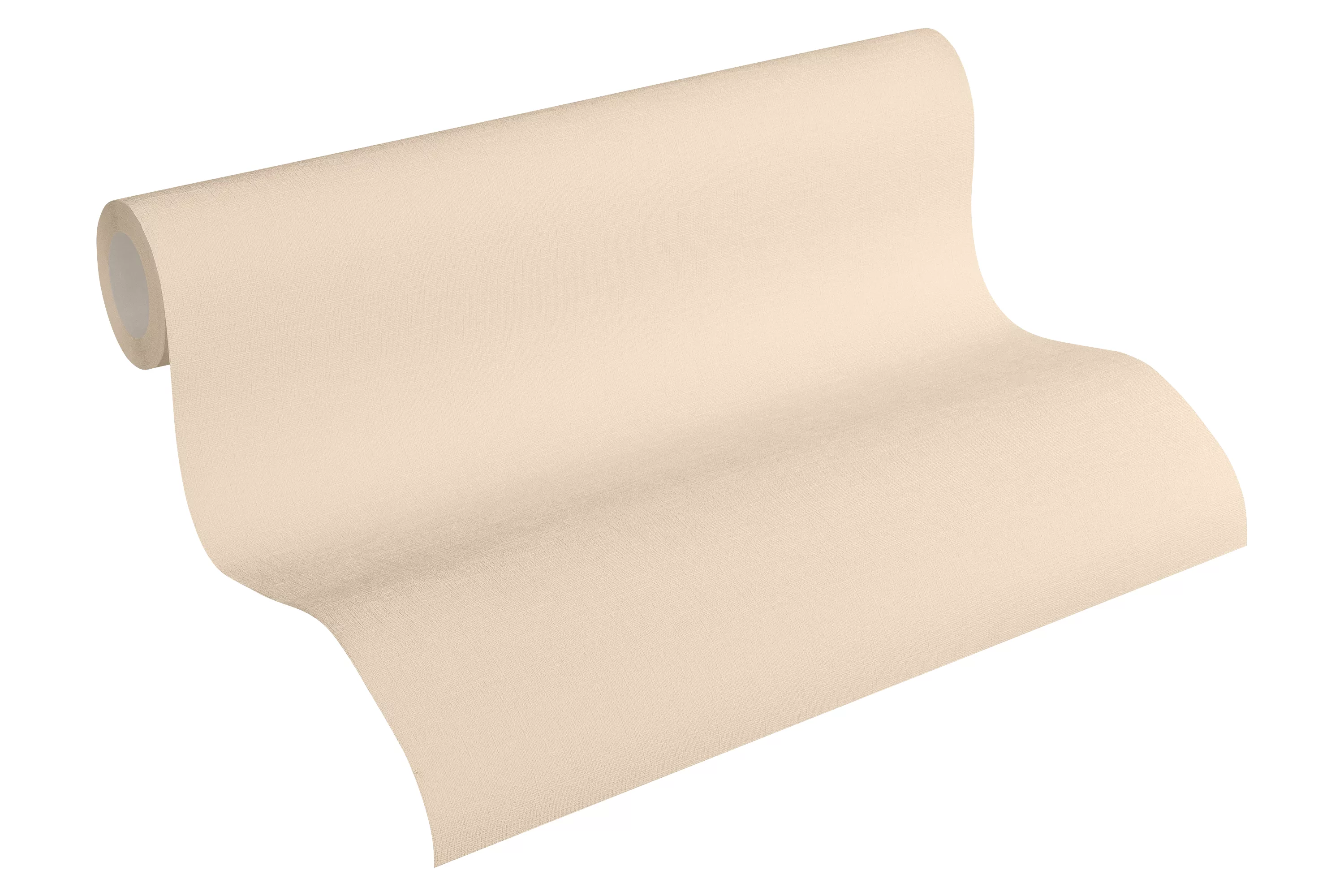 Bricoflor Creme Beige Tapete Einfarbig Vinyl Vliestapete mit Struktur Ideal günstig online kaufen