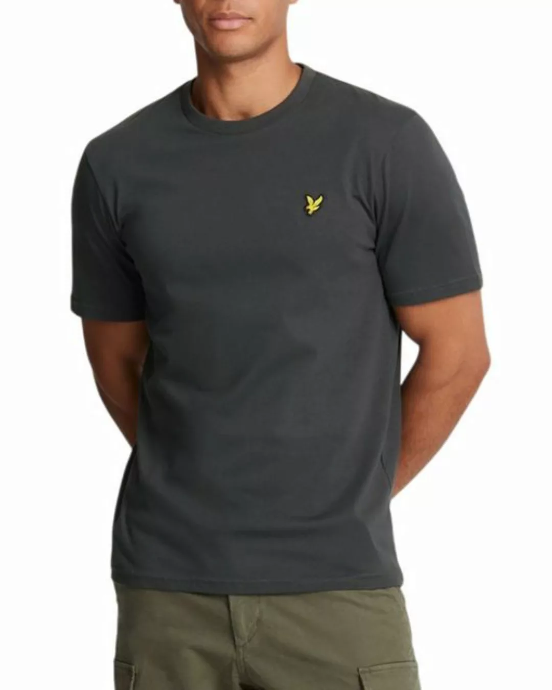 Lyle & Scott T-Shirt Aus 100% Baumwolle Gerader Schnitt günstig online kaufen