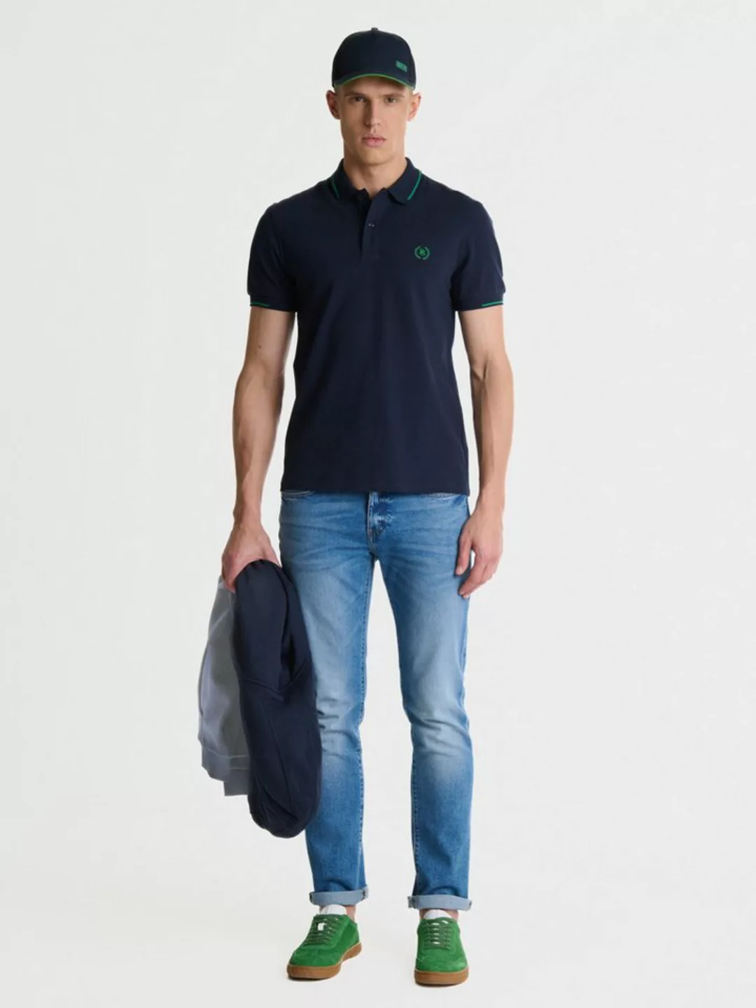 BIG STAR Poloshirt POLIAN marine günstig online kaufen