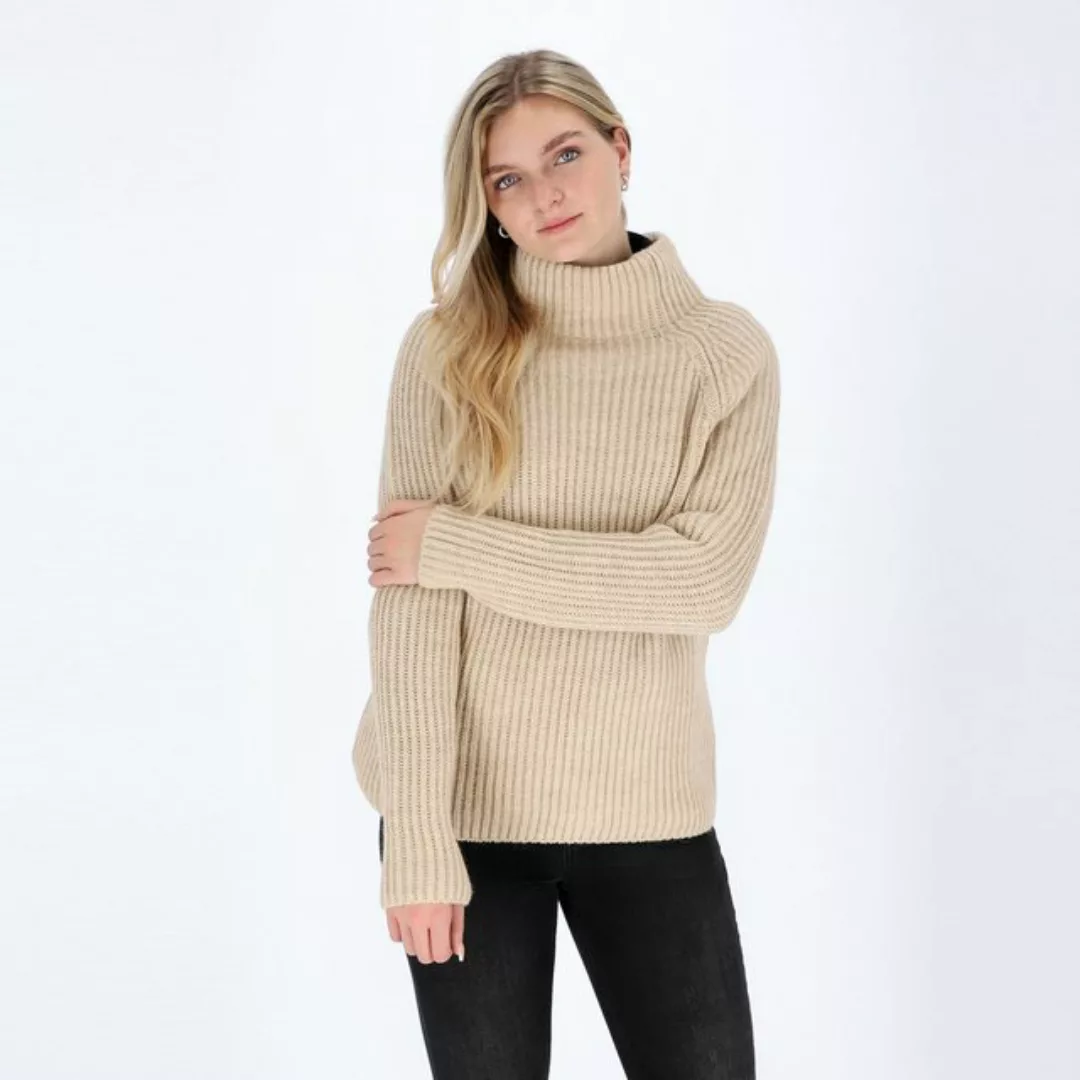 halsüberkopf Accessoires Strickpullover Stehkragen aus hochwertigem Wollmix günstig online kaufen