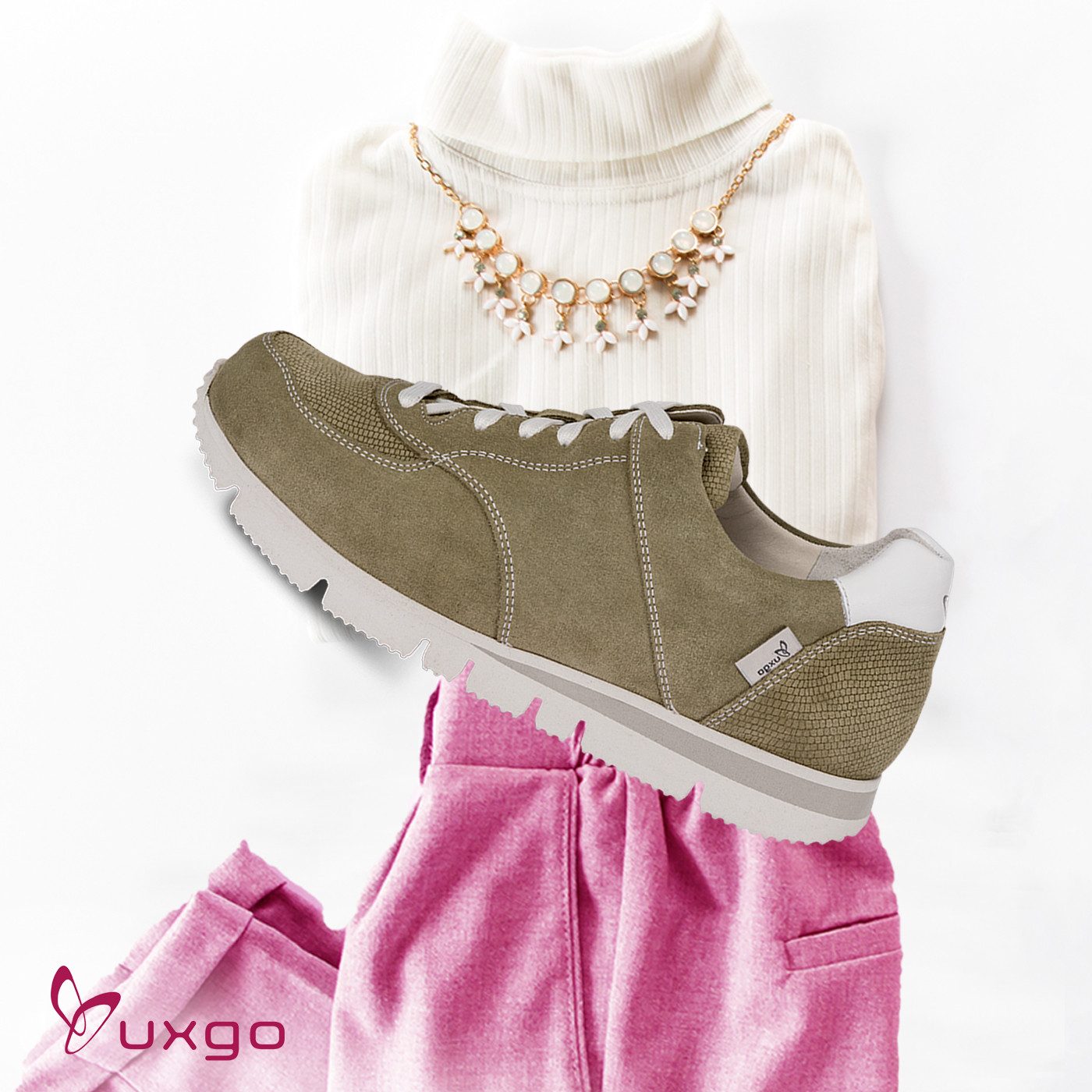UXGO Halluxschuh Color Schnürschuh günstig online kaufen
