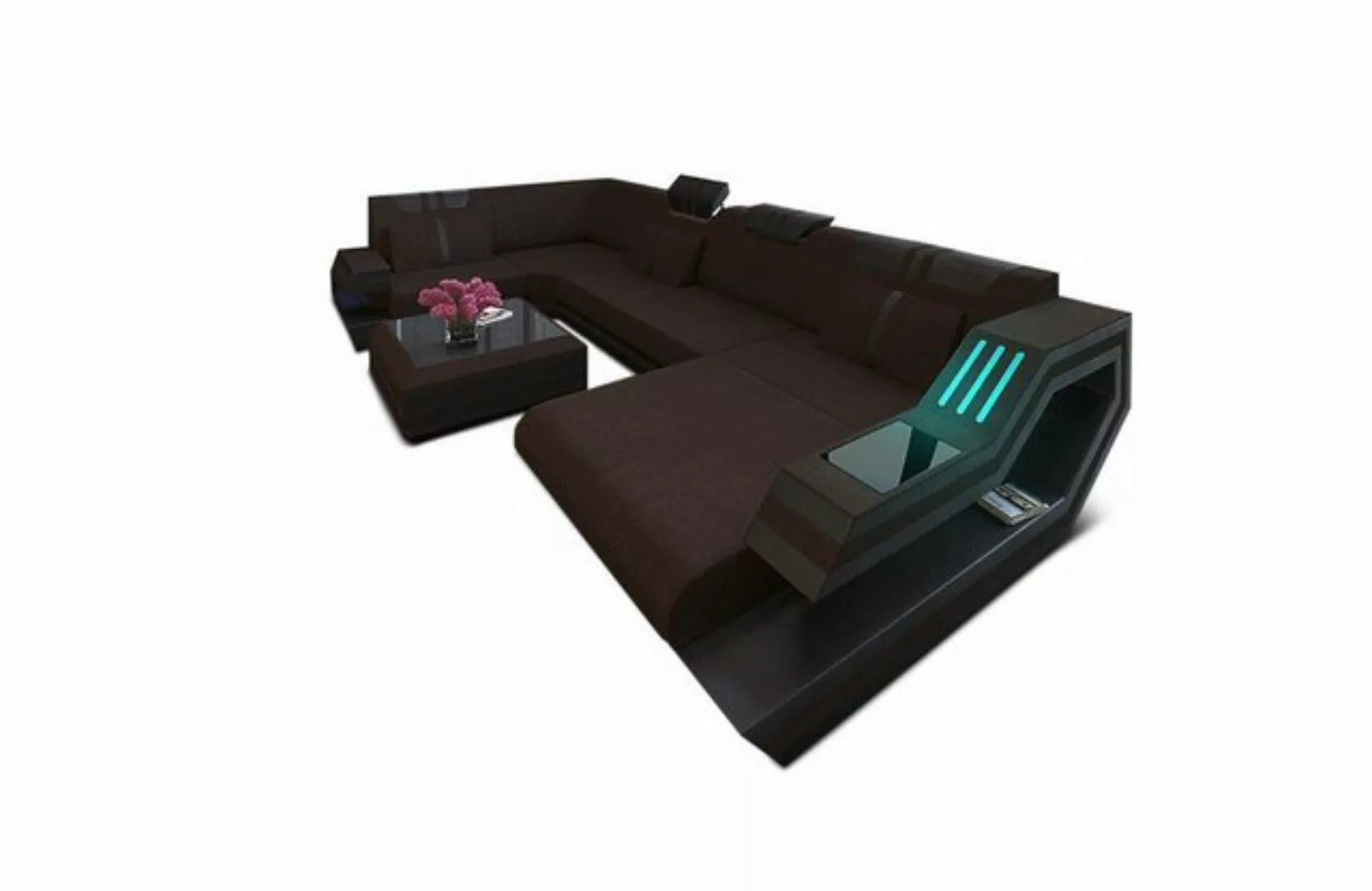 Sofa Dreams Wohnlandschaft Stoff Polsterstoff Sofa Ravenna U Form H Struktu günstig online kaufen