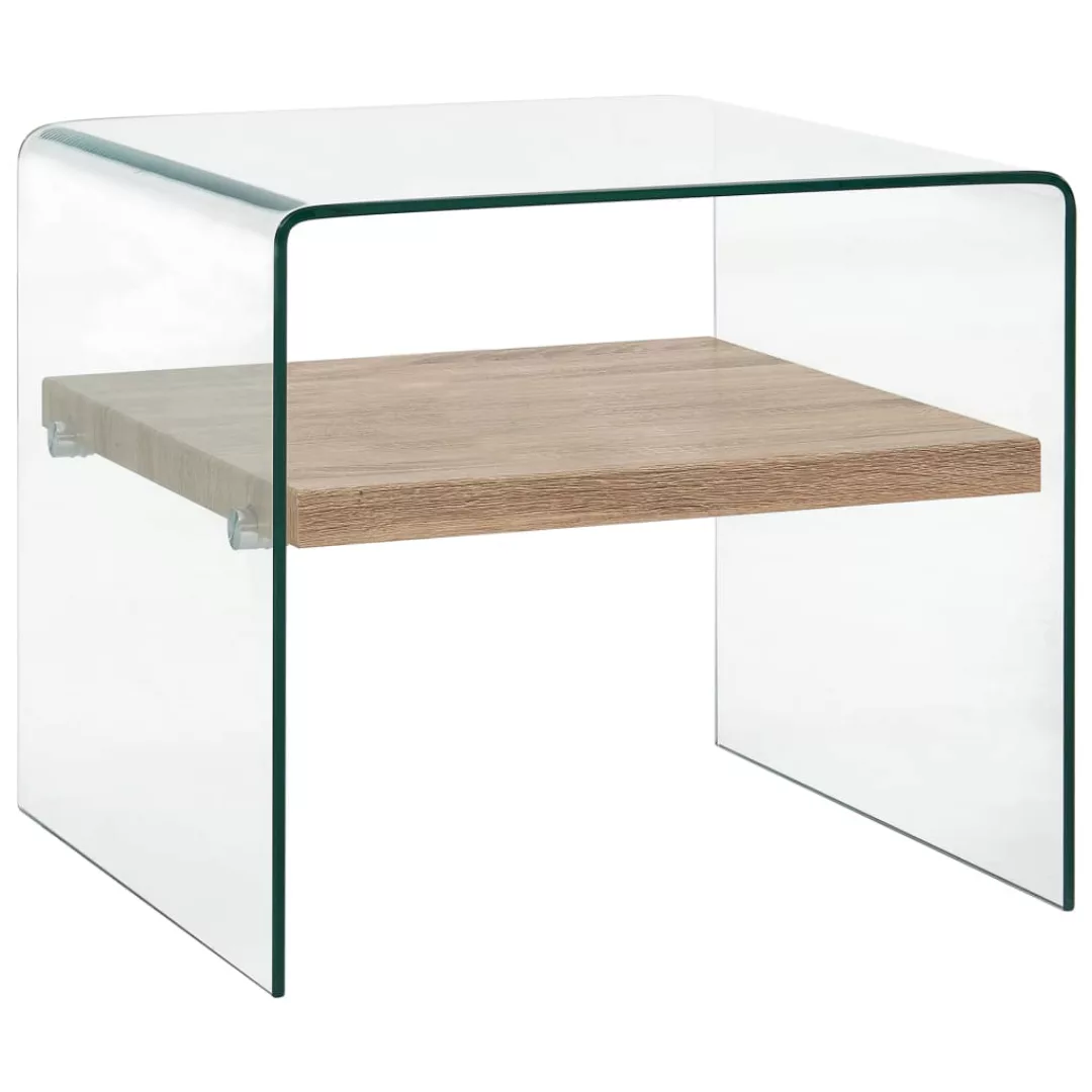 Couchtisch Transparent 50×50×45 Cm Hartglas günstig online kaufen