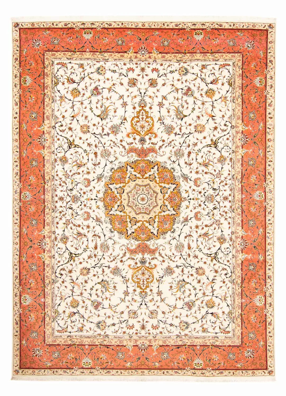 morgenland Orientteppich »Perser - Täbriz - Royal - 403 x 298 cm - beige«, günstig online kaufen