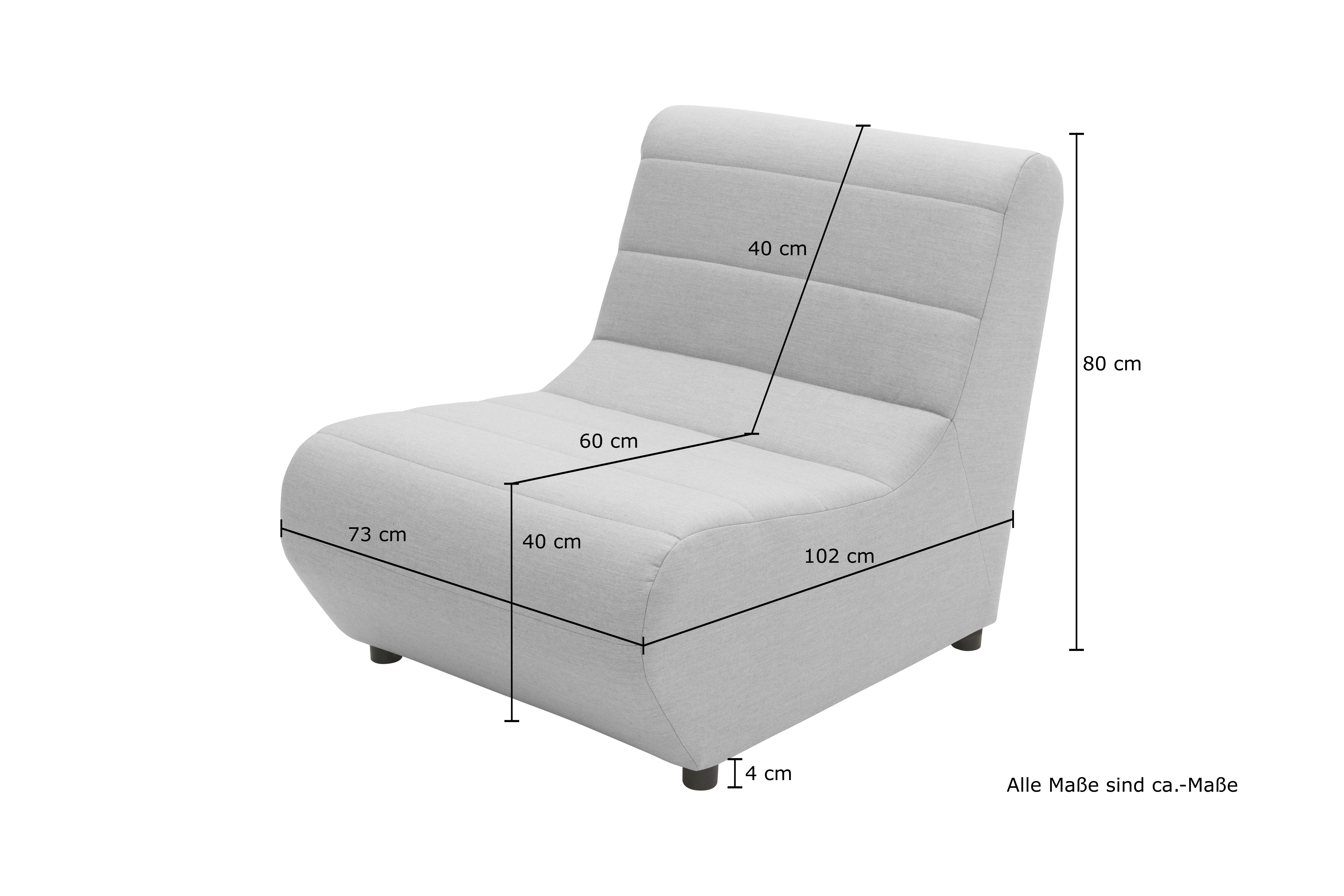 Outdoor Sofa 300 002 1F Element - Longchair, Ecksofa, Gartensofa, Gartenmöb günstig online kaufen