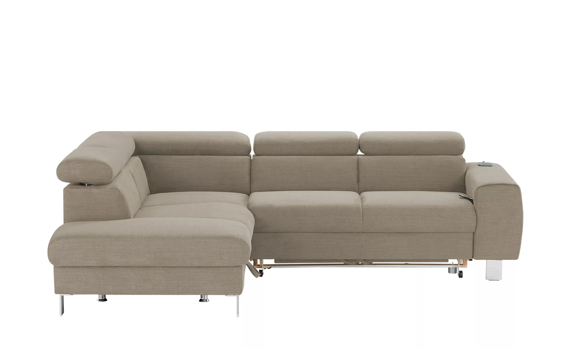 uno Ecksofa  Los Angeles ¦ beige ¦ Maße (cm): B: 249 H: 72 T: 207 Polstermö günstig online kaufen