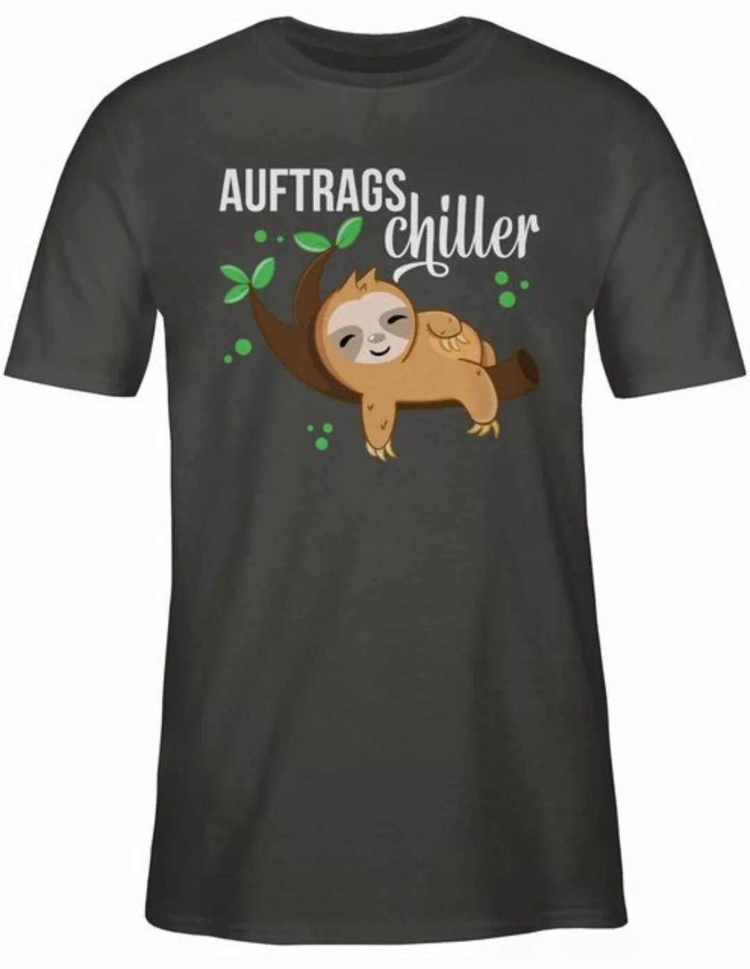 Shirtracer T-Shirt Auftragschiller mit Faultier weiß Tiere Zubehör günstig online kaufen