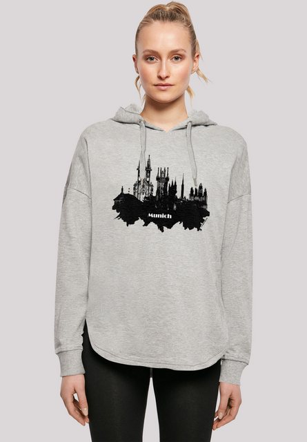 F4NT4STIC Kapuzenpullover Cities Collection - Munich skyline Print günstig online kaufen