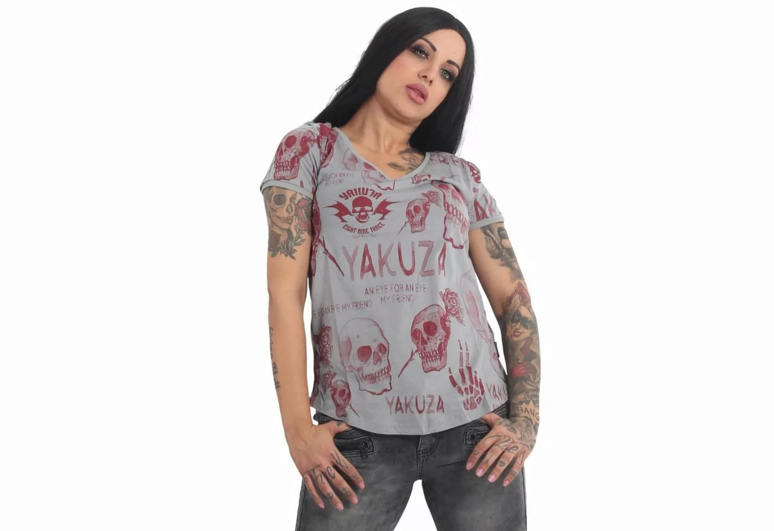 YAKUZA V-Shirt Eye Allover günstig online kaufen