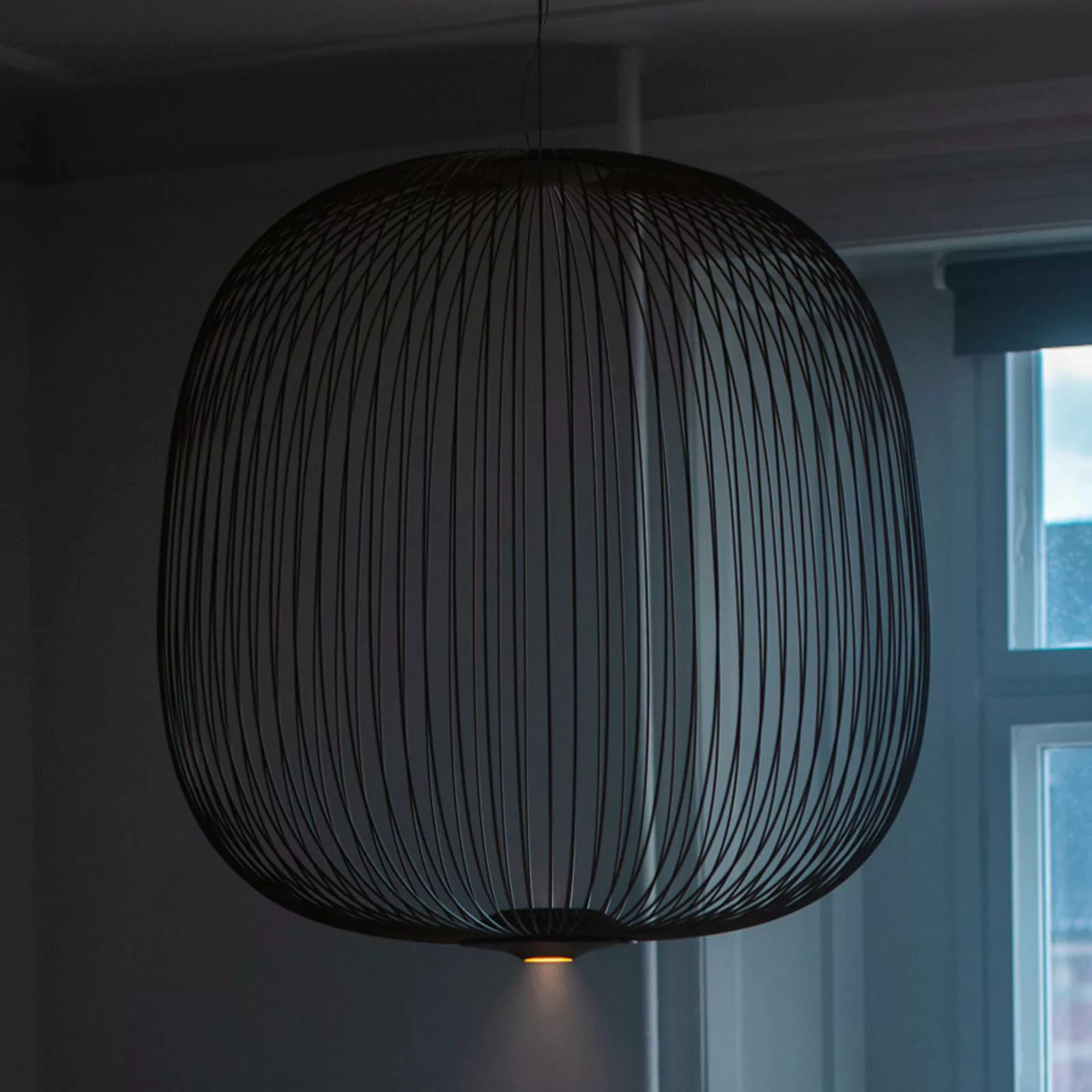 Foscarini MyLight Spokes 2 midi Hängelampe schwarz günstig online kaufen