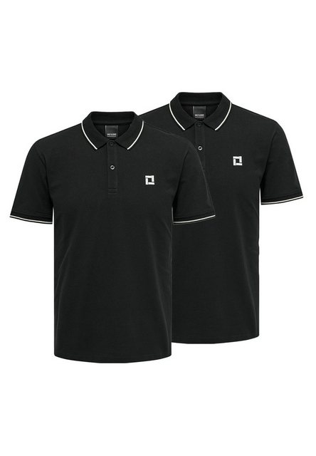 ONLY & SONS Poloshirt 2er Pack Onsefletcher (Spar-Set, 2-tlg) Poloshirt - B günstig online kaufen