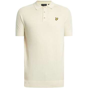 Lyle & Scott  Poloshirt Gestricktes Poloshirt aus Leinenmischung günstig online kaufen