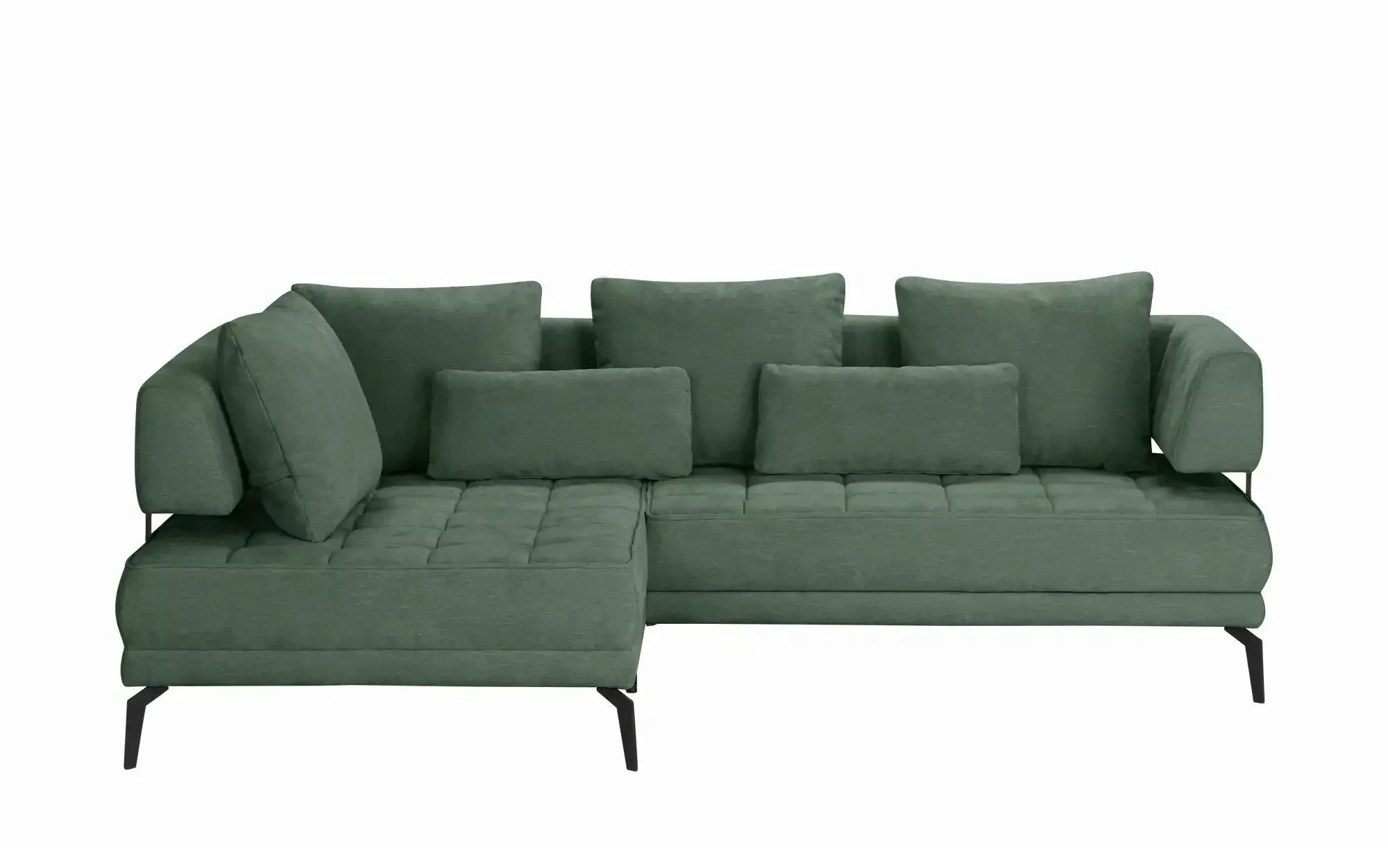switch Ecksofa  Giotto ¦ grün ¦ Maße (cm): B: 242 H: 85 T: 176.0 Polstermöb günstig online kaufen