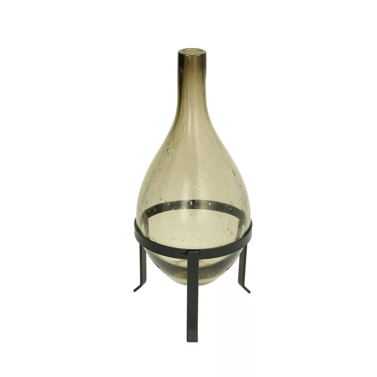 Vase Smoky Drop ⌀13cm, ⌀13cm x 31cm günstig online kaufen