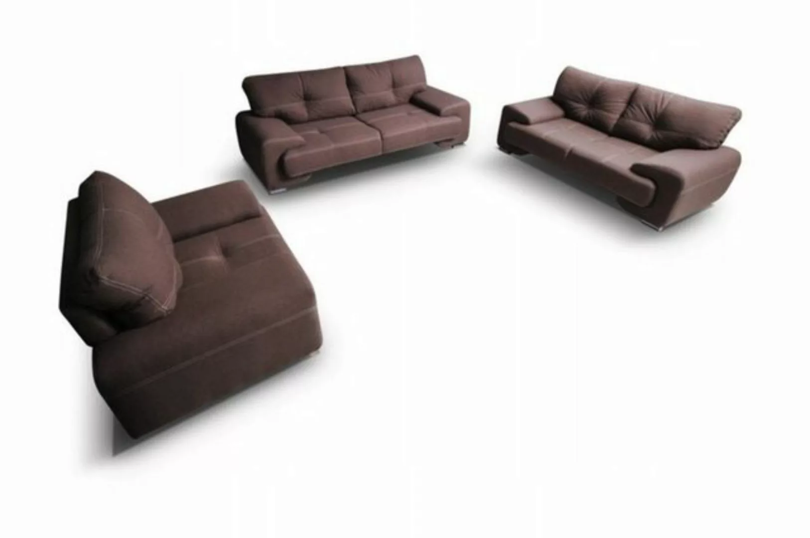 Beautysofa Polstergarnitur NEMO, (Sessel + Zweisitzer + sofa, Couchgarnitur günstig online kaufen