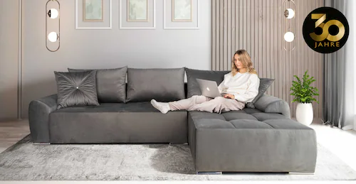 COLLECTION AB Ecksofa "Bilbao L-Form", inkl. Bettfunktion und Bettkasten, Z günstig online kaufen